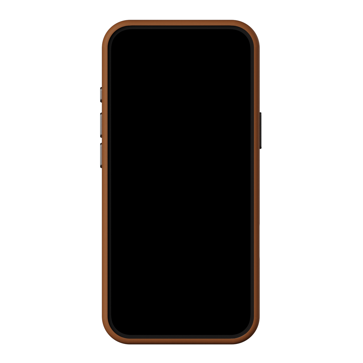 CaseRaga Premium Silicone Case for iPhone 17 Pro Max – Cognac Brown