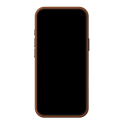 CaseRaga Premium Silicone Case for iPhone 17 Pro Max – Cognac Brown