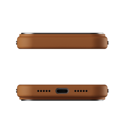 CaseRaga Premium Silicone Case for iPhone 17 Pro Max – Cognac Brown