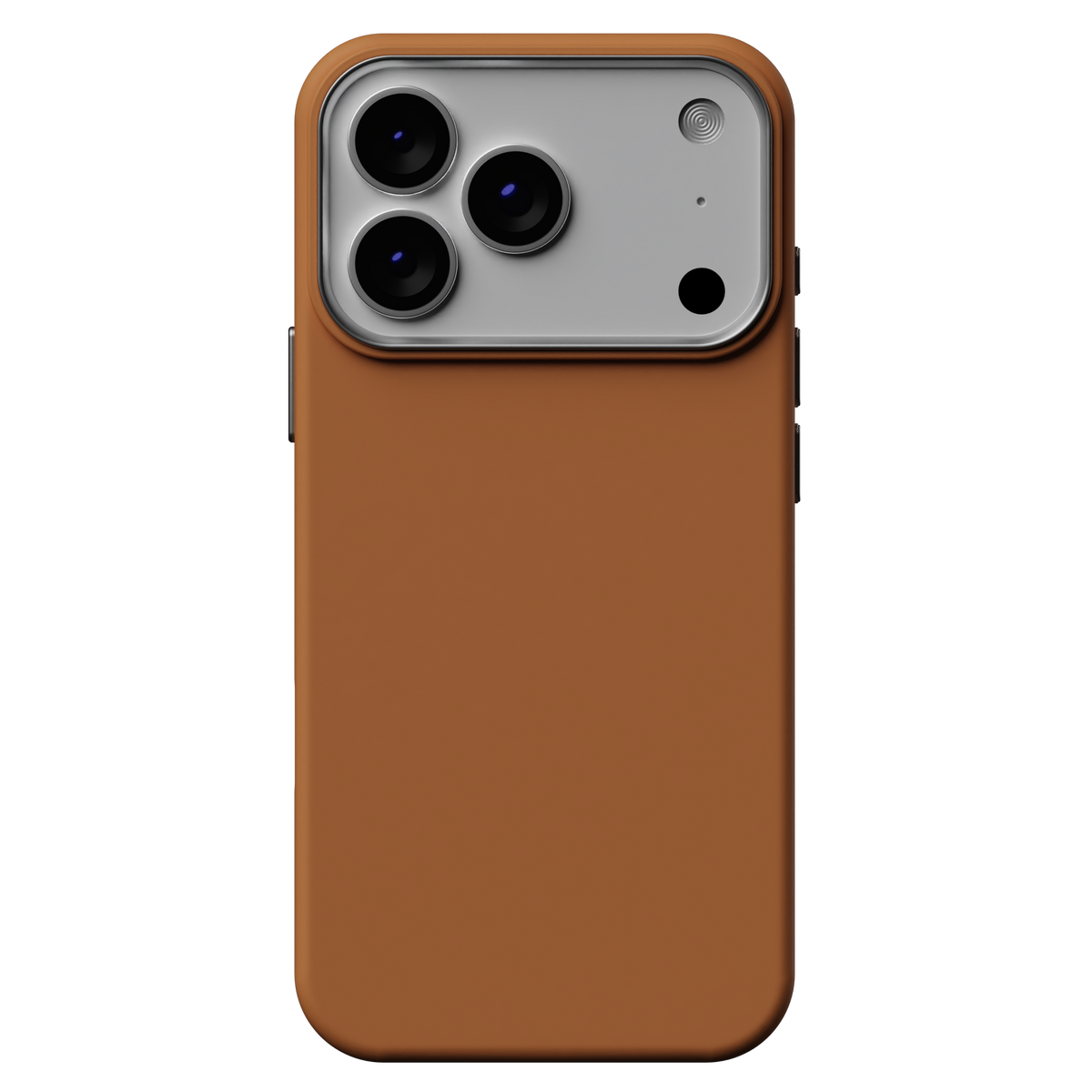 CaseRaga Premium Silicone Case for iPhone 17 Pro Max – Cognac Brown